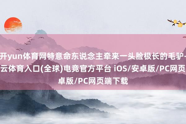 开yun体育网特意命东说念主牵来一头脸极长的毛驴-开yun云体育入口(全球)电竞官方平台 iOS/安卓版/PC网页端下载